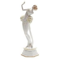 Porcelain Figure "Janine", Rosenthal, Sculptor Germany by Dorothea Charol, 1927