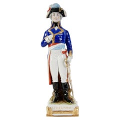 Porcelain Figure "Kellermann" Germany by Scheibe-Alsbach, 1950s - 1960s