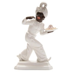 Figura de porcelana «Moro con cuenco de postre», del escultor Hugo Meisel, 1949