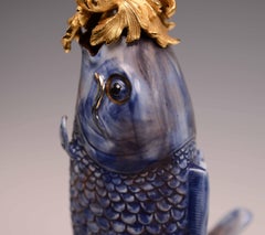 Porcelain Figure of Fish Lamps