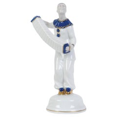 Porcelain Figure "Pierrot", Rosenthal, Sculptor by Albert Caasmann, 1916 - 1922