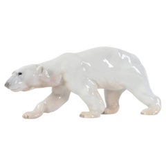 Porcelain Figure "Polar Bear", Bing & Grøndahl, Denmark, Copenhagen, 1970 - 1982