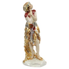 Porzellanfigur, russische Tänzerin, entworfen von Dimitri Iwanow für Lomonosov
