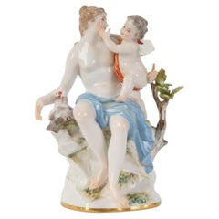 Porcelain Figure "Venus & Cupid", Germany By Meissen, Late 19th Century