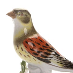 Figura de porcelana «Yellowhammer», Alemania, de Meissen, mediados del siglo XX