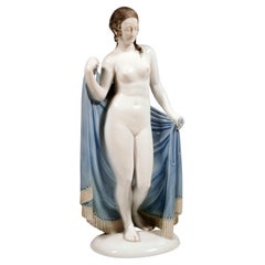 Porcelain Figurine 'After Bathing', by W.v. Heider, Rosenthal Selb Germany, 1927