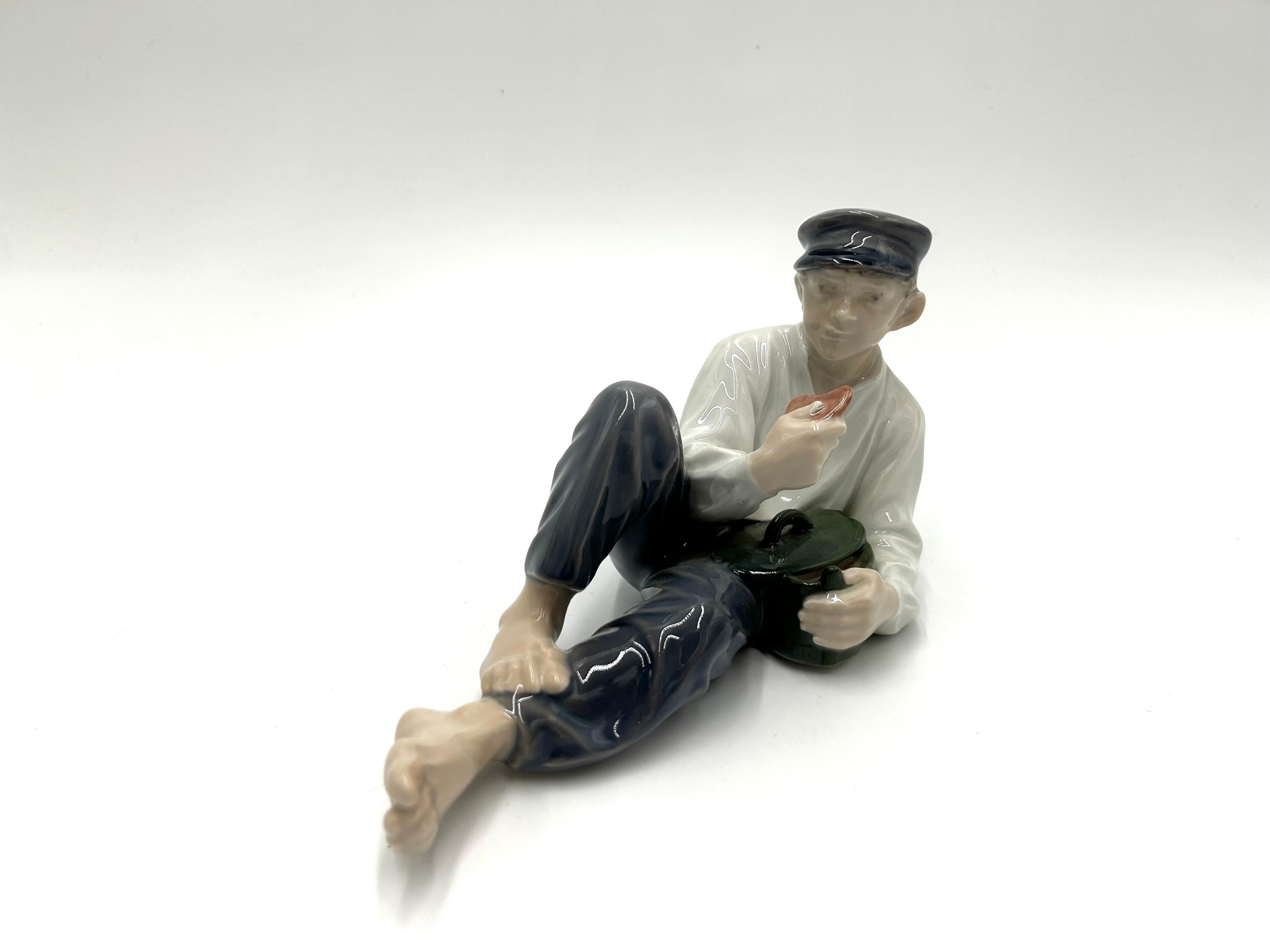 Scandinavian Modern Porcelain Figurine 