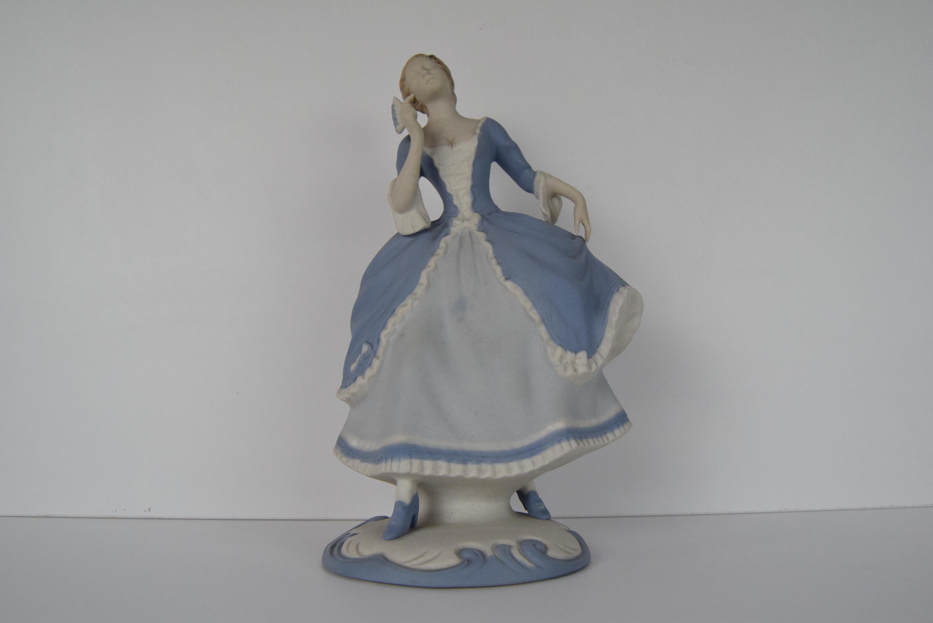 Late 20th Century Porcelain Figurine Design Strobach, for Royal Dux, 1970's. For Sale