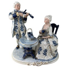 Figurine en porcelaine de Bassano del Grappa, Italie, 1970