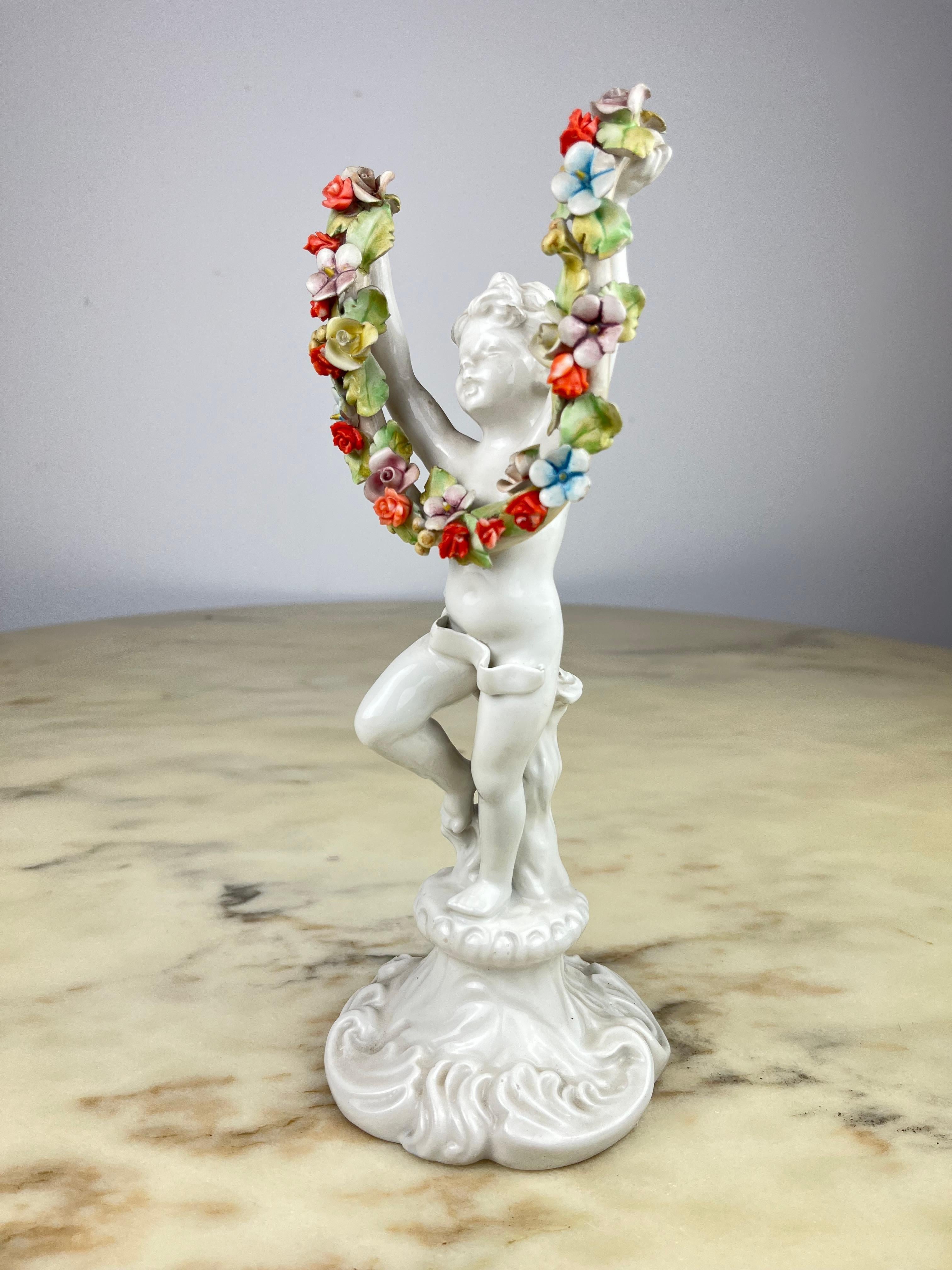Mid-20th Century Porcelain  Figurine, Italy, 1940s For Sale