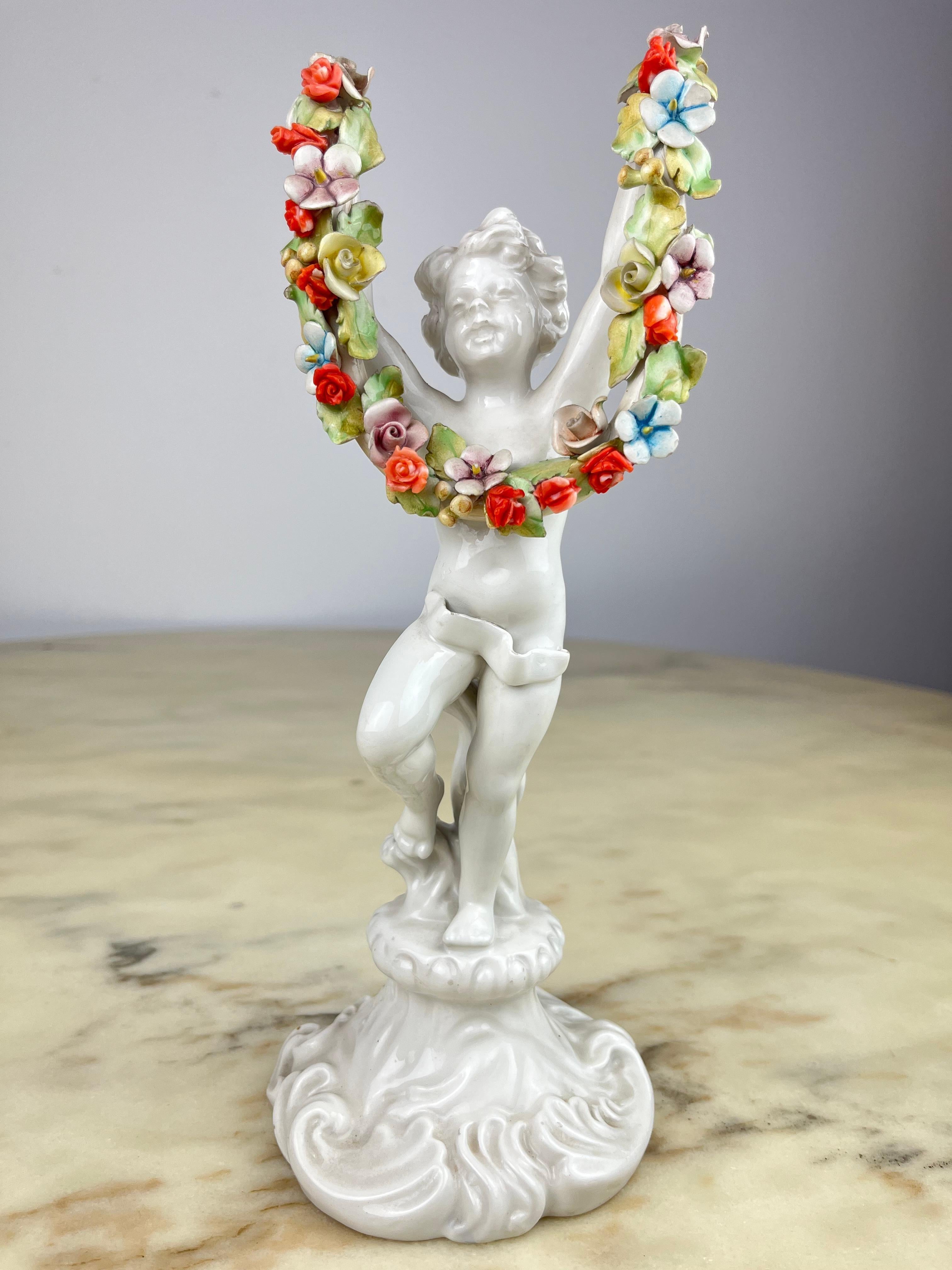 Porzellan  Figurine, Italien, 1940er Jahre im Angebot 2