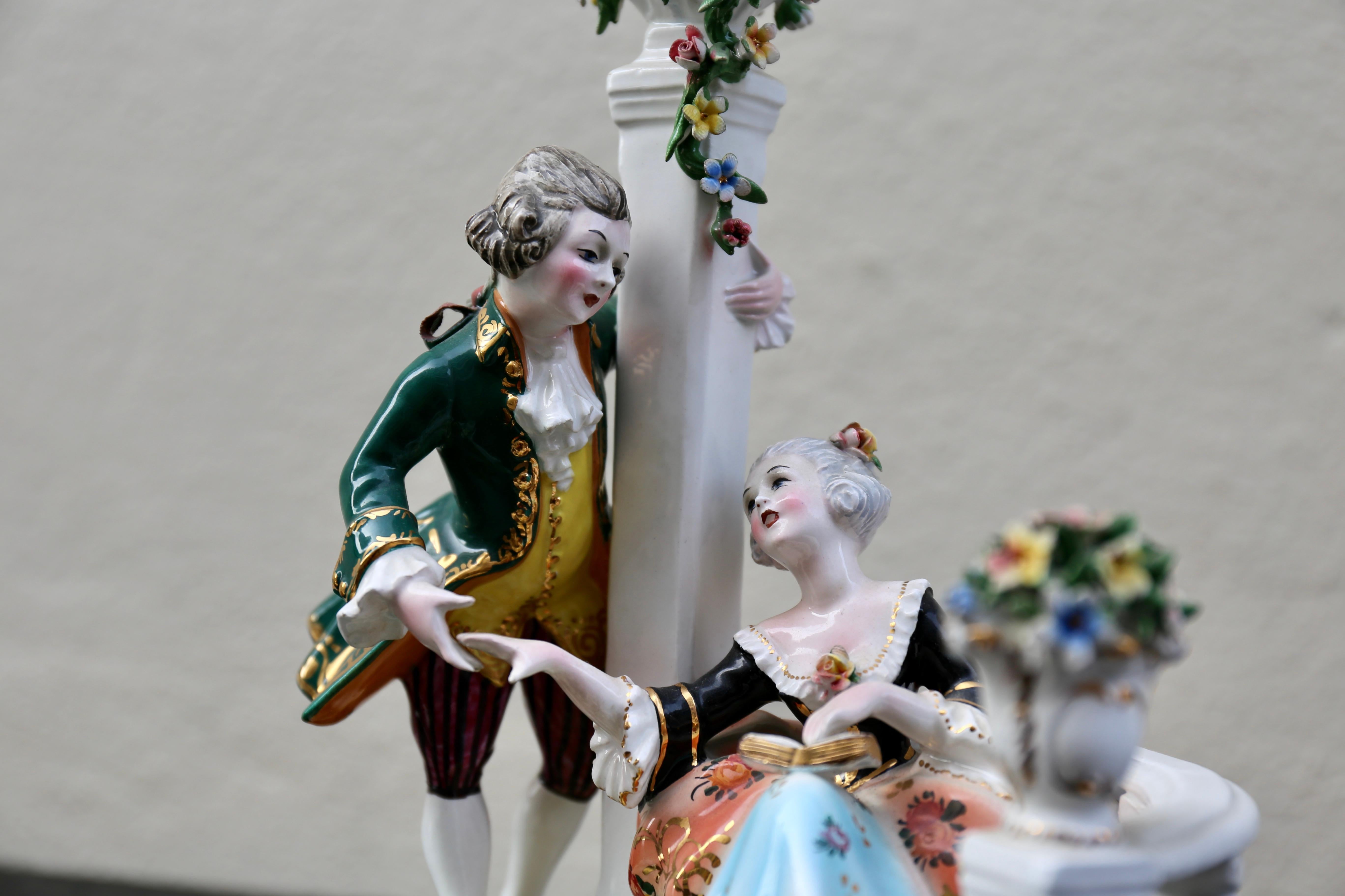 Porcelain Figurine, Italy For Sale 1