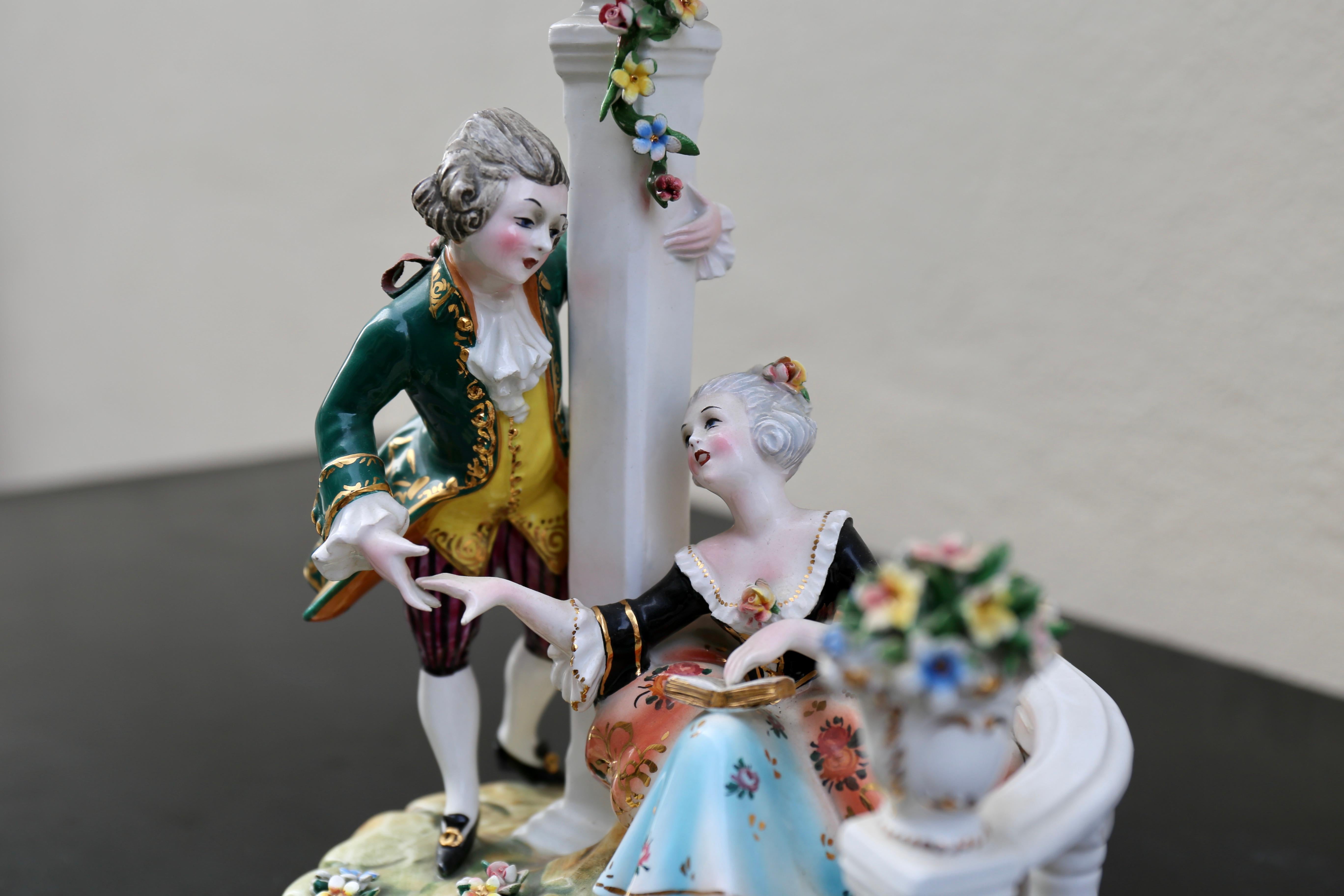 Porcelain Figurine, Italy For Sale 2