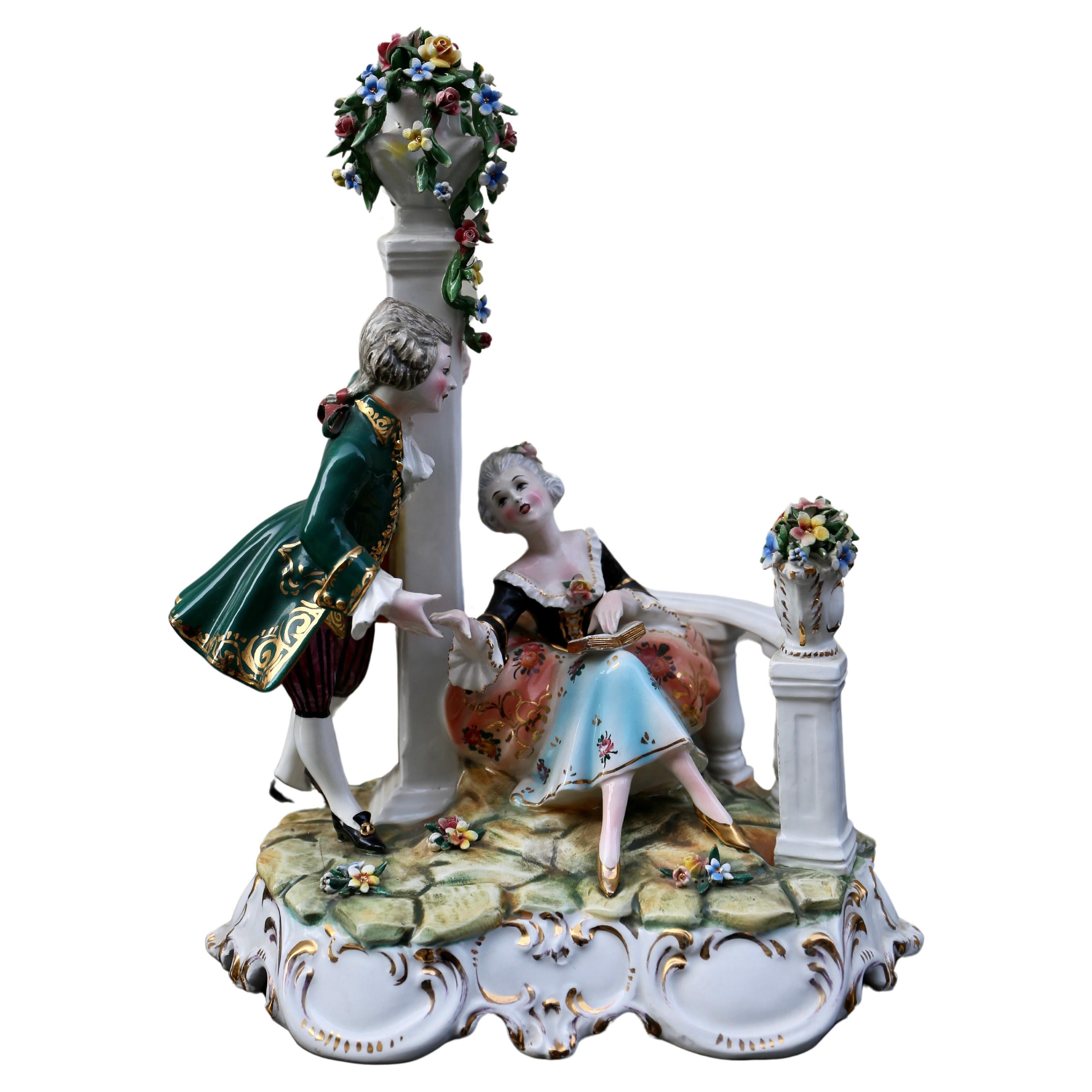 Porcelain Figurine, Italy For Sale