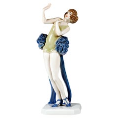 Porcelain Figurine 'Janine' by Dorothea Charol, Rosenthal Selb Germany, Ca. 1926