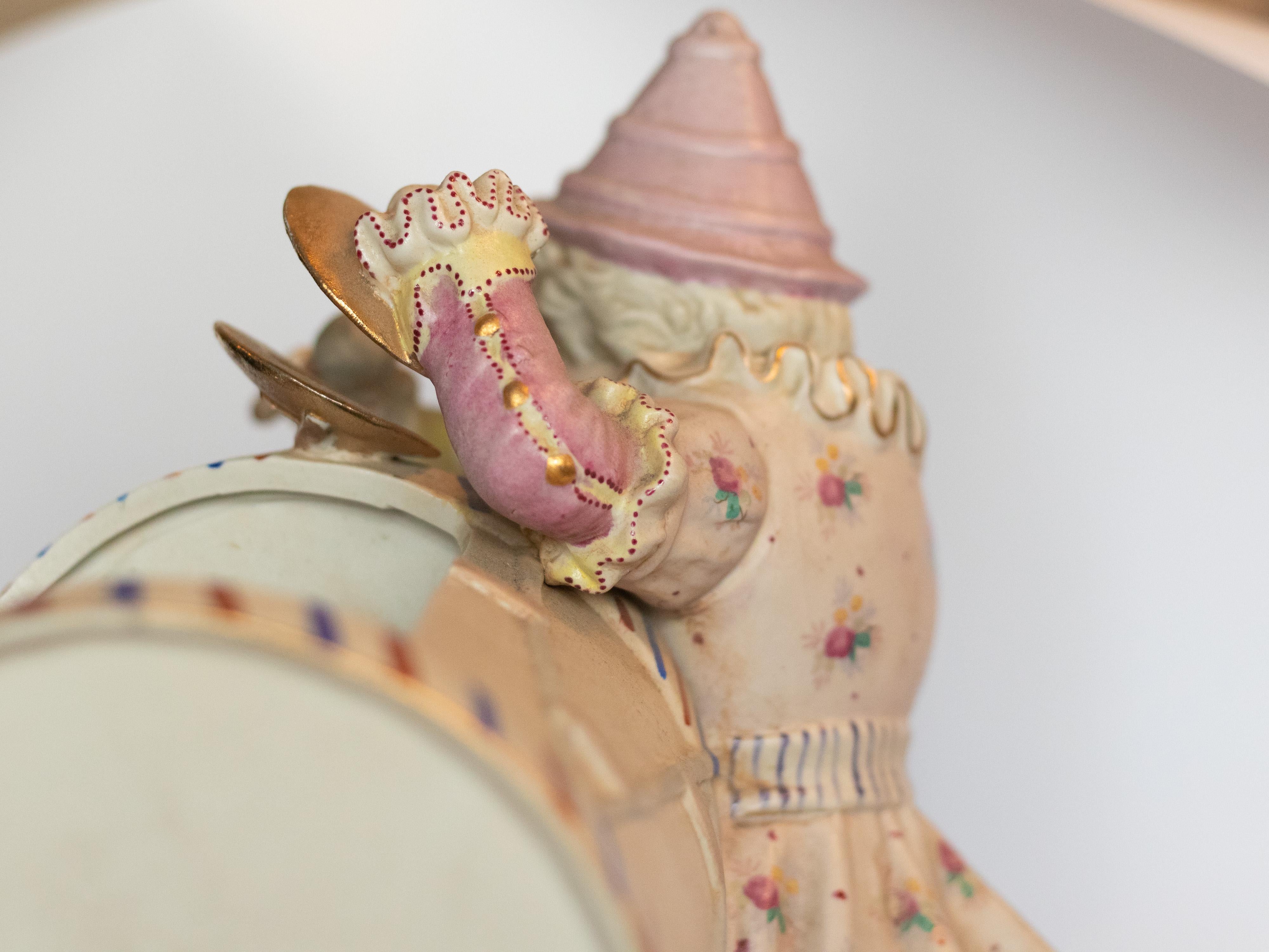 Figurilla de porcelana músicos de Meissen, Siglo XIX en venta 6