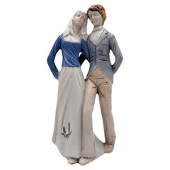 Porcelain figurine of a couple, wedding gift idea