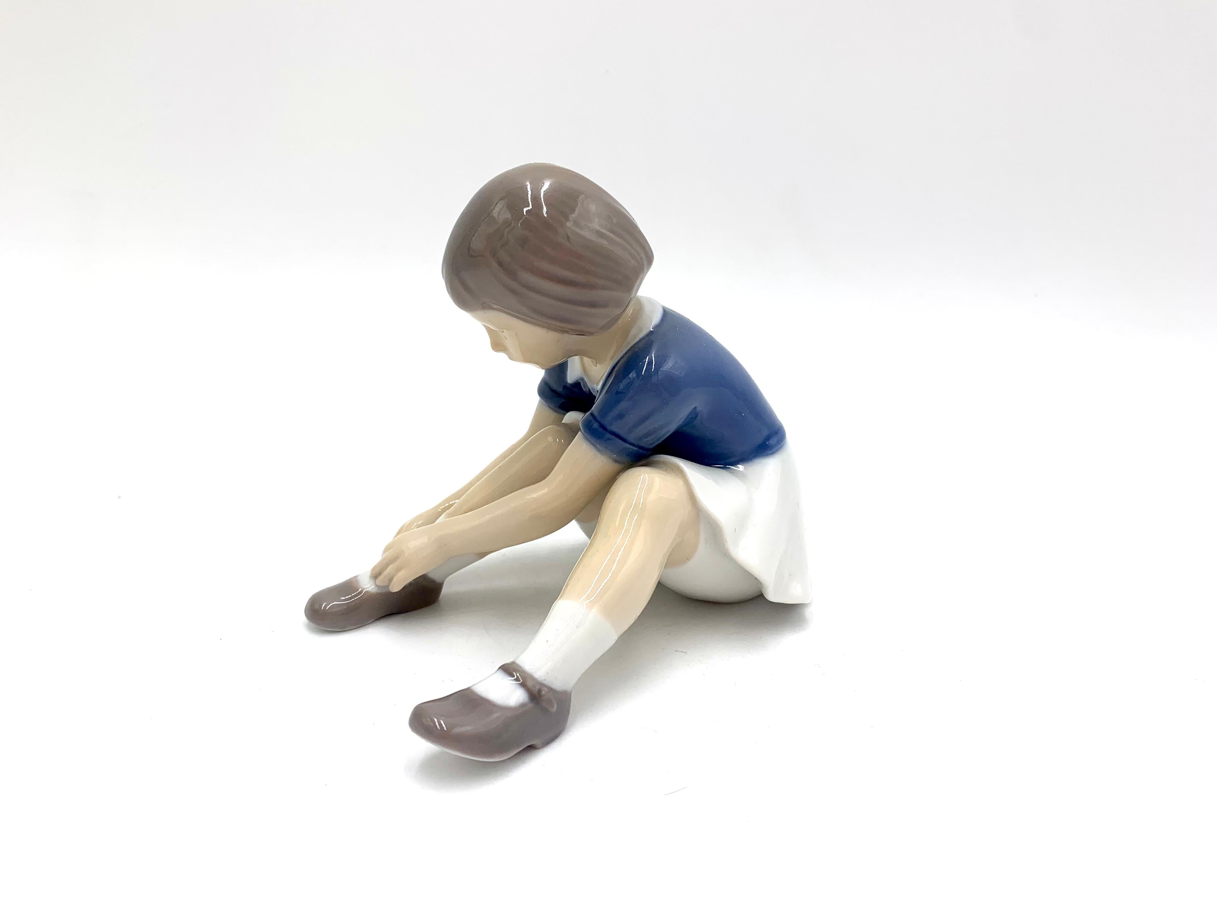 porcelain shoe figurine