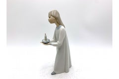 Porcelain Figurine of a Girl with a Candle, Lladro, Spain, 1970s