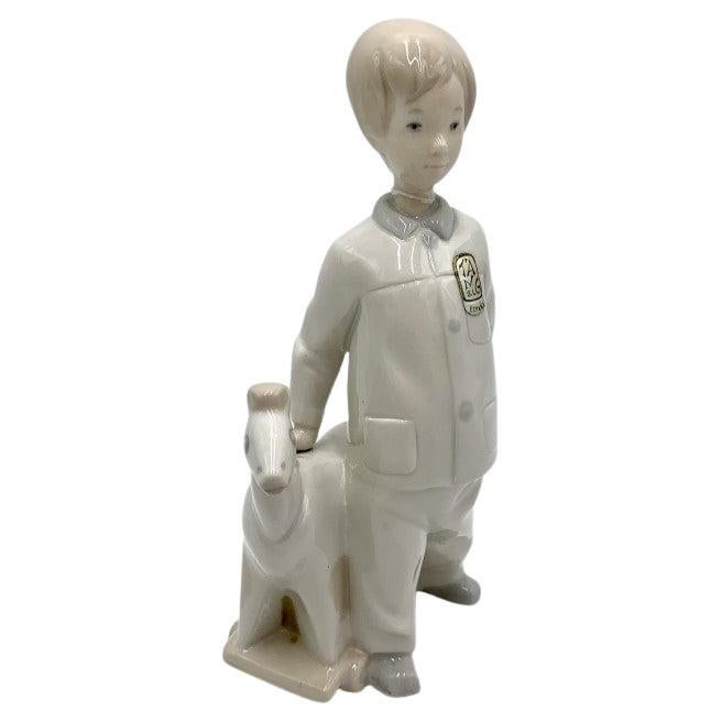 Porcelain Figurine of a Boy, Lladro, Spain, 1970s For Sale