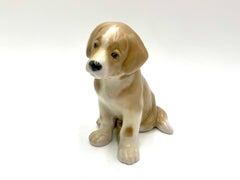 Porcelain Figurine of a Bernardine Puppy, Bing & Grondahl, Denmark