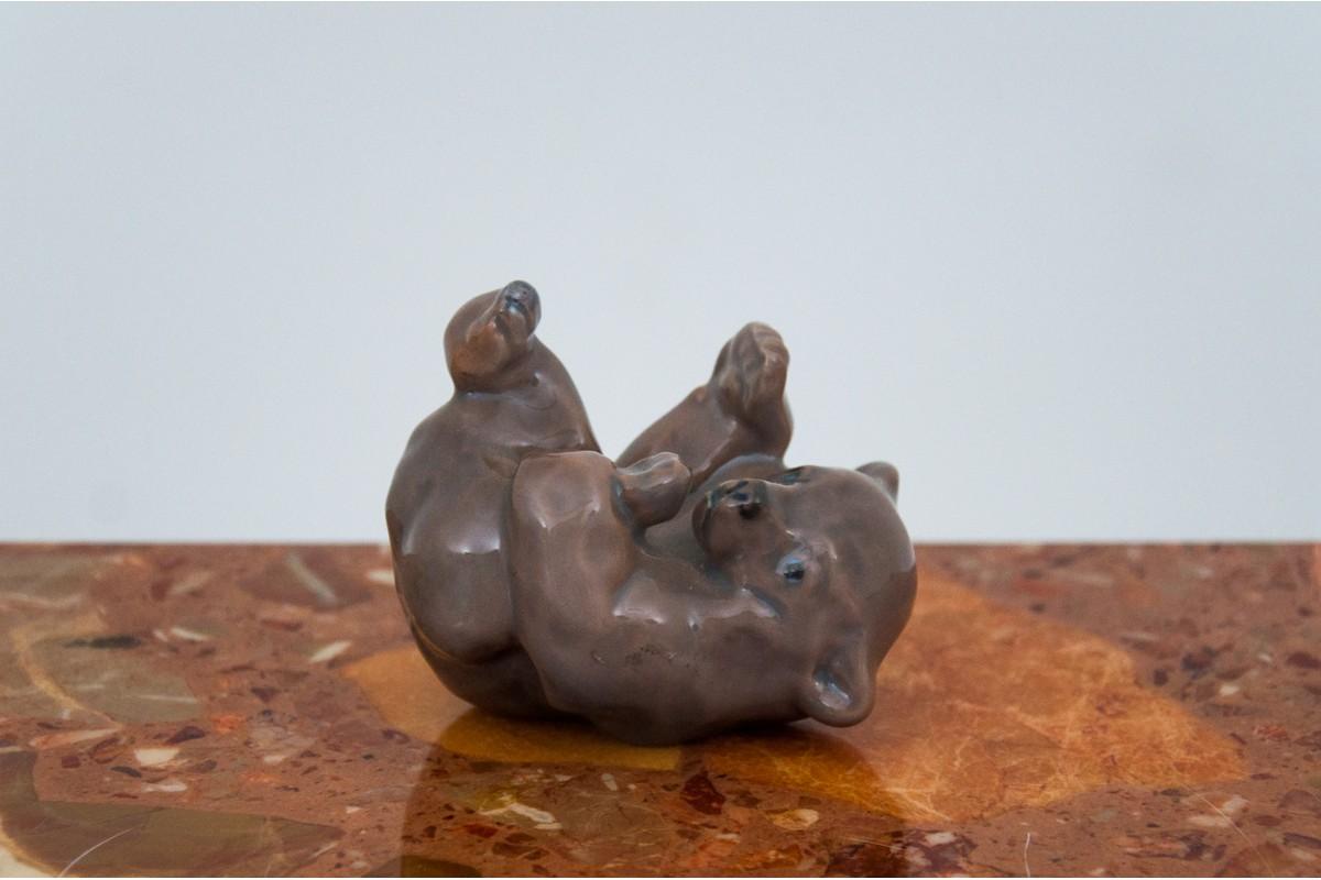 Figurine en porcelaine de l'ours Roayl Copenhagen Bon état - En vente à Chorzów, PL