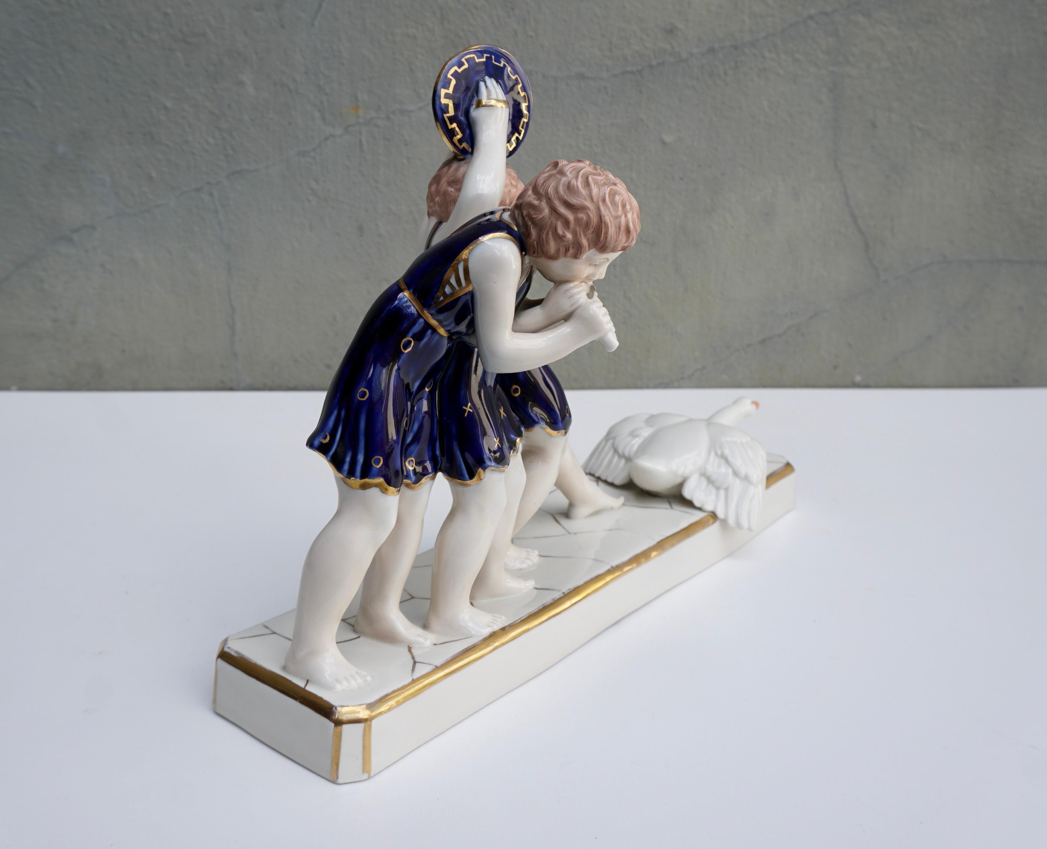 Tchèque Figurine en porcelaine, Royal Dux en vente