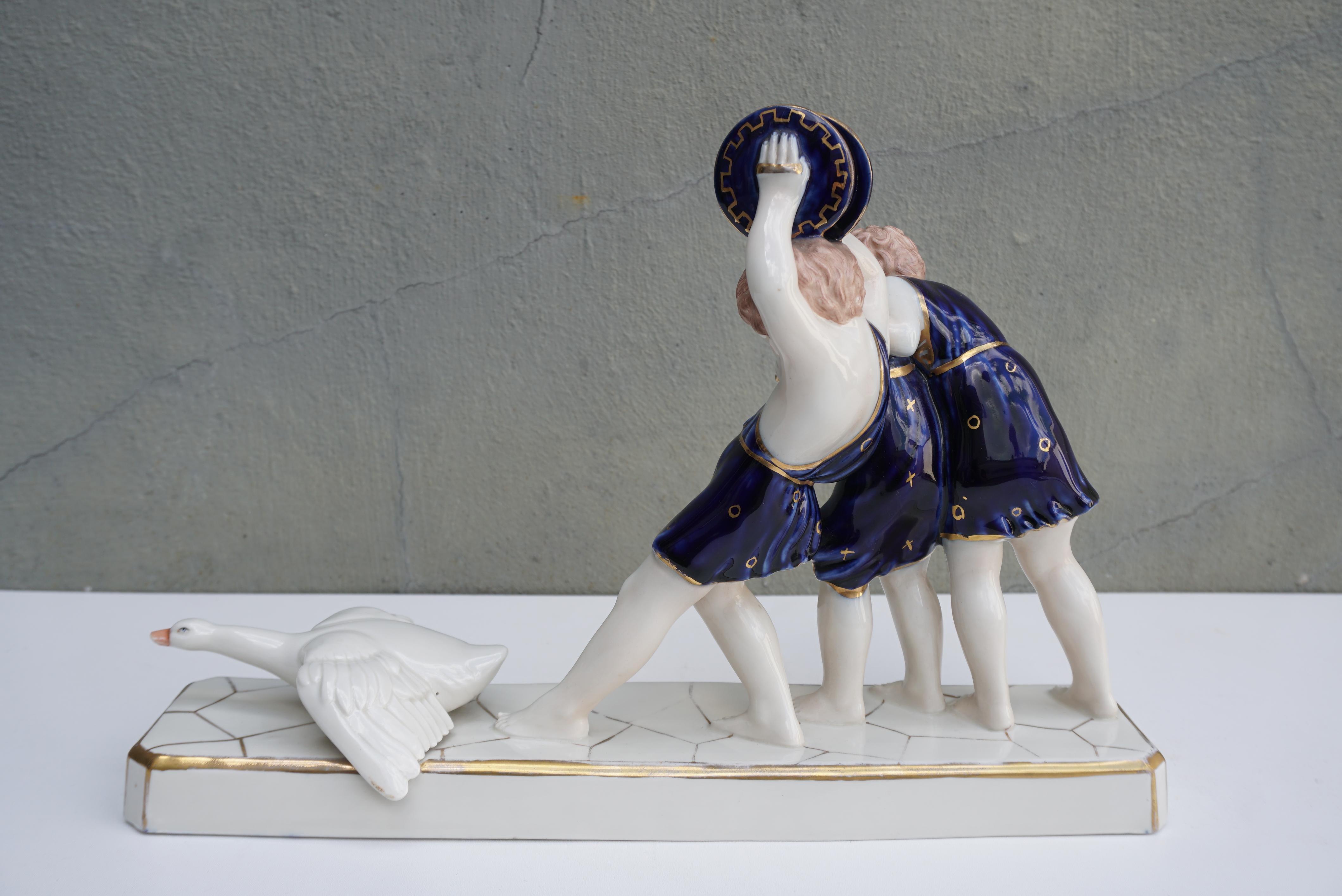 Figurine en porcelaine, Royal Dux Bon état - En vente à Antwerp, BE