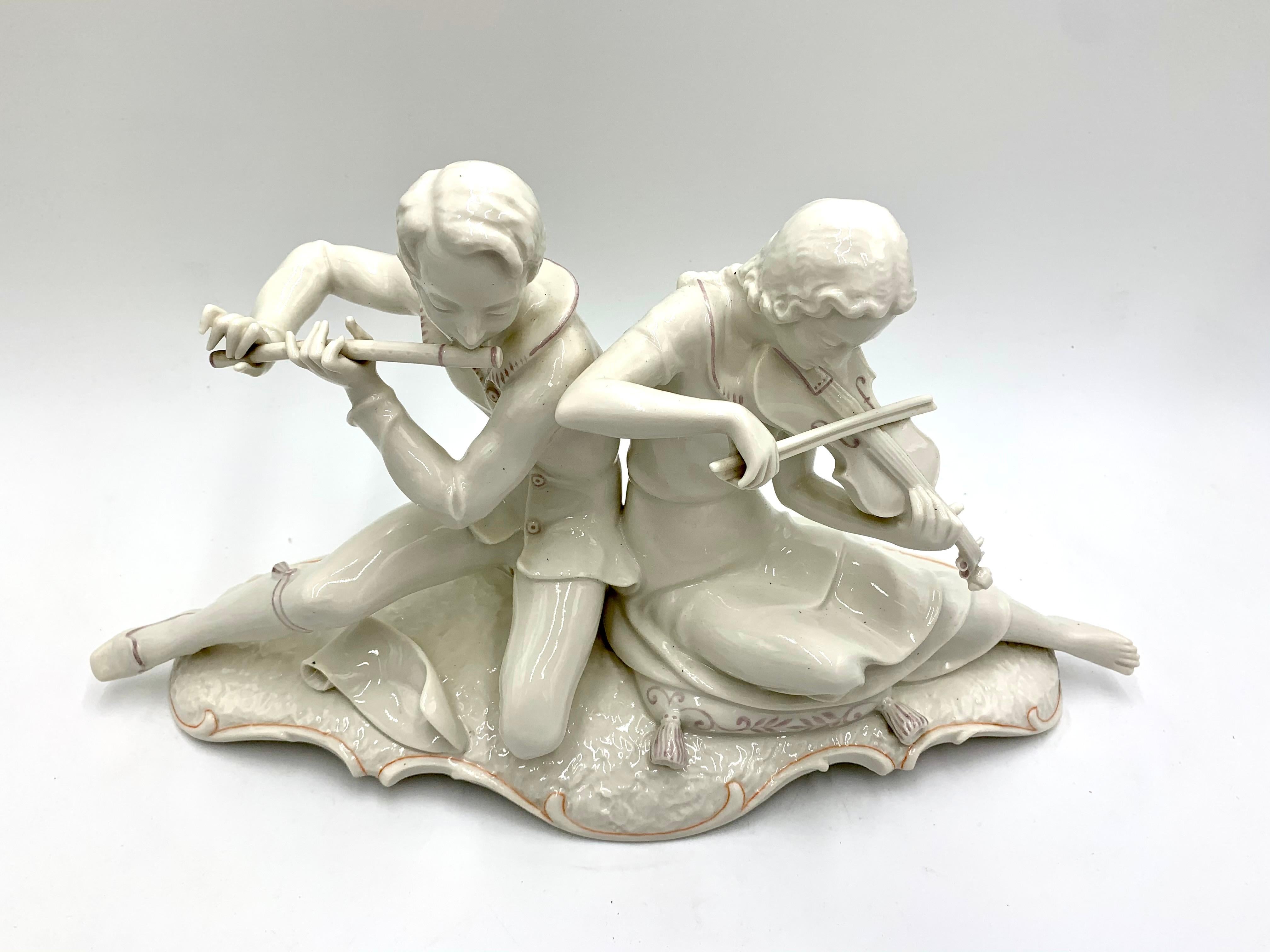 Belle Époque Porcelain Figurine 