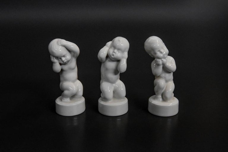 Porcelain figurines of the Danish Bing & Grondahl manufacture, perfect condition.