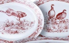 Porcelana - Cinco bandejas grandes para servir - Vista Alegre