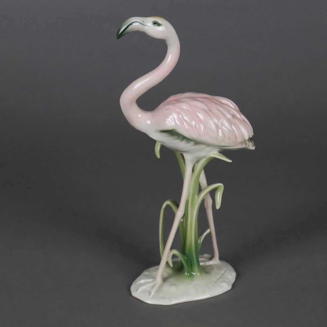 Porcelain „ Flamingo“ by G. Bochmann for AK &Kaiser, West Germany, 1950s 3