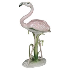 Porcelain „ Flamingo“ by G. Bochmann for AK &Kaiser, West Germany, 1950s