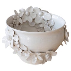 Porzellanschale mit Blumenmuster