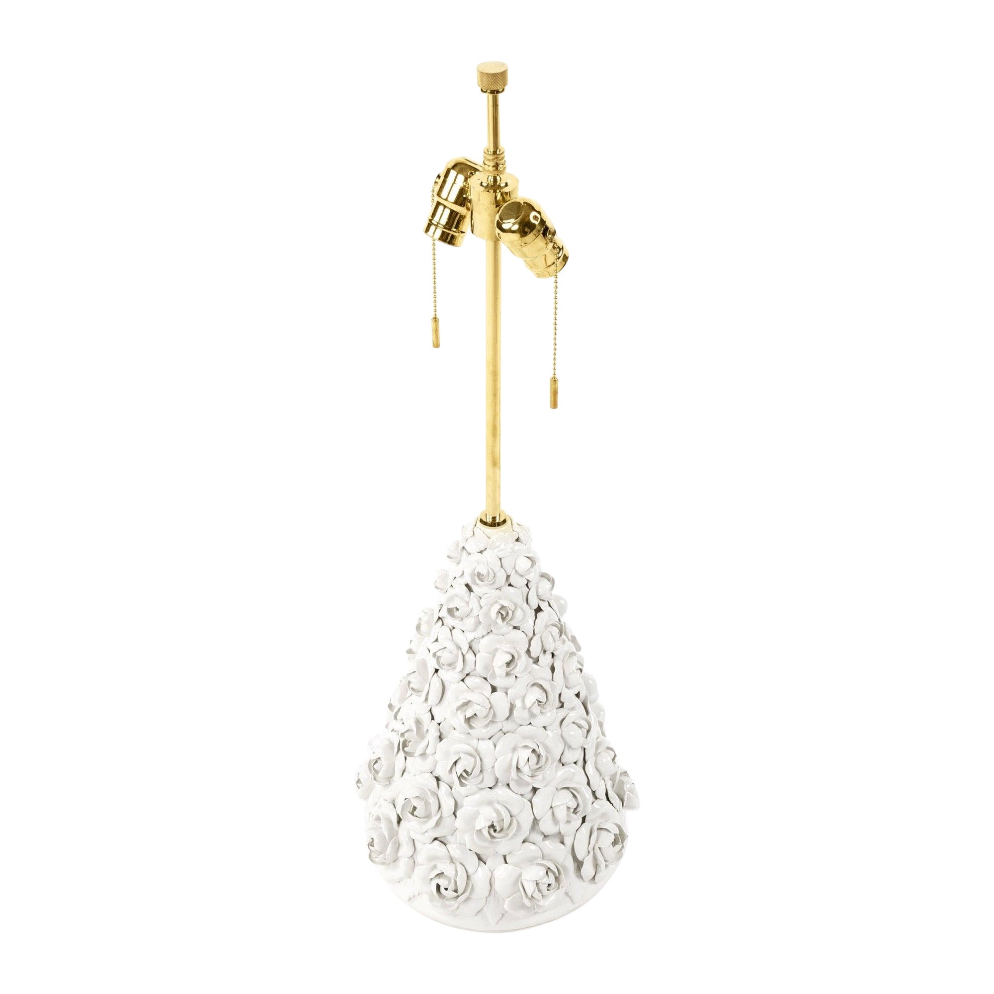 Porcelain Floral Lamp