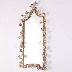 Porcelain Flower Mirror