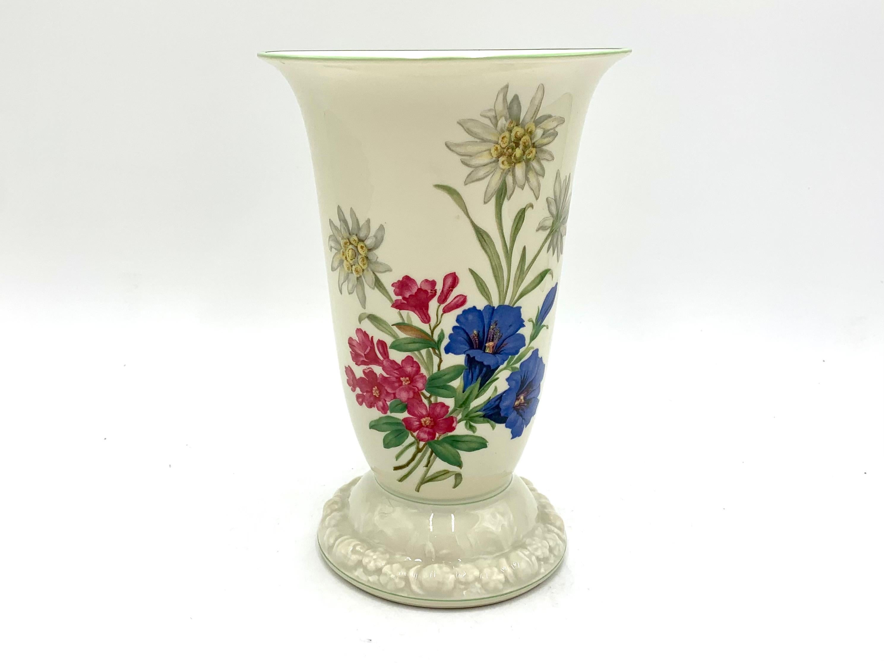 Other Porcelain Flower Vase, H & Co. Selb Bavaria Heinrich, Germany, 1960s For Sale