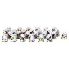 Porcelain - Forty-eight 'bird' thimbles - Vista Alegre