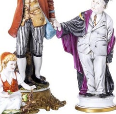 Porcelain - Four sculptures - Tiche