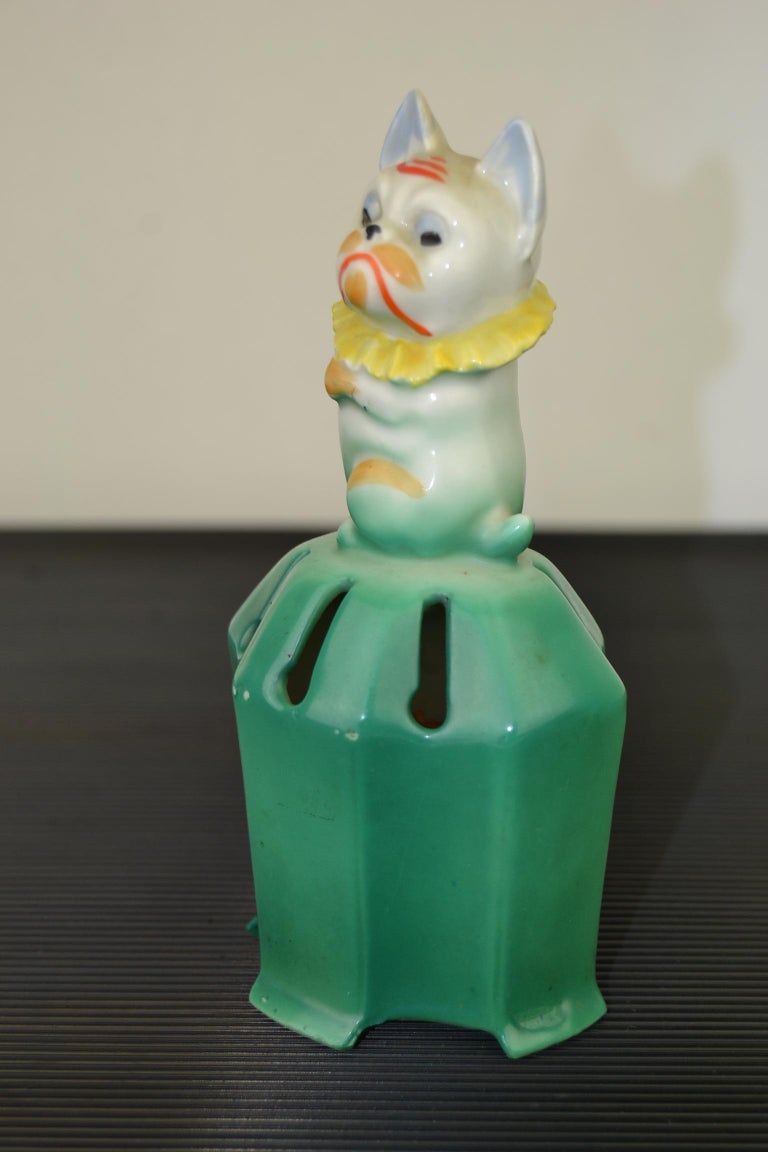 Porcelain French Bulldog Air Freshener, Potpourri Holder at 1stDibs