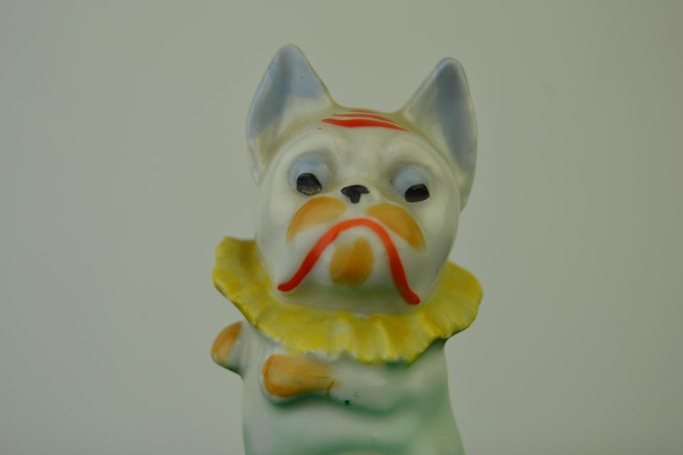 Porcelain French Bulldog Air Freshener, Potpourri Holder at 1stDibs