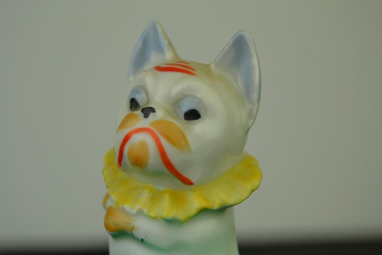 Porcelain French Bulldog Air Freshener, Potpourri Holder at 1stDibs