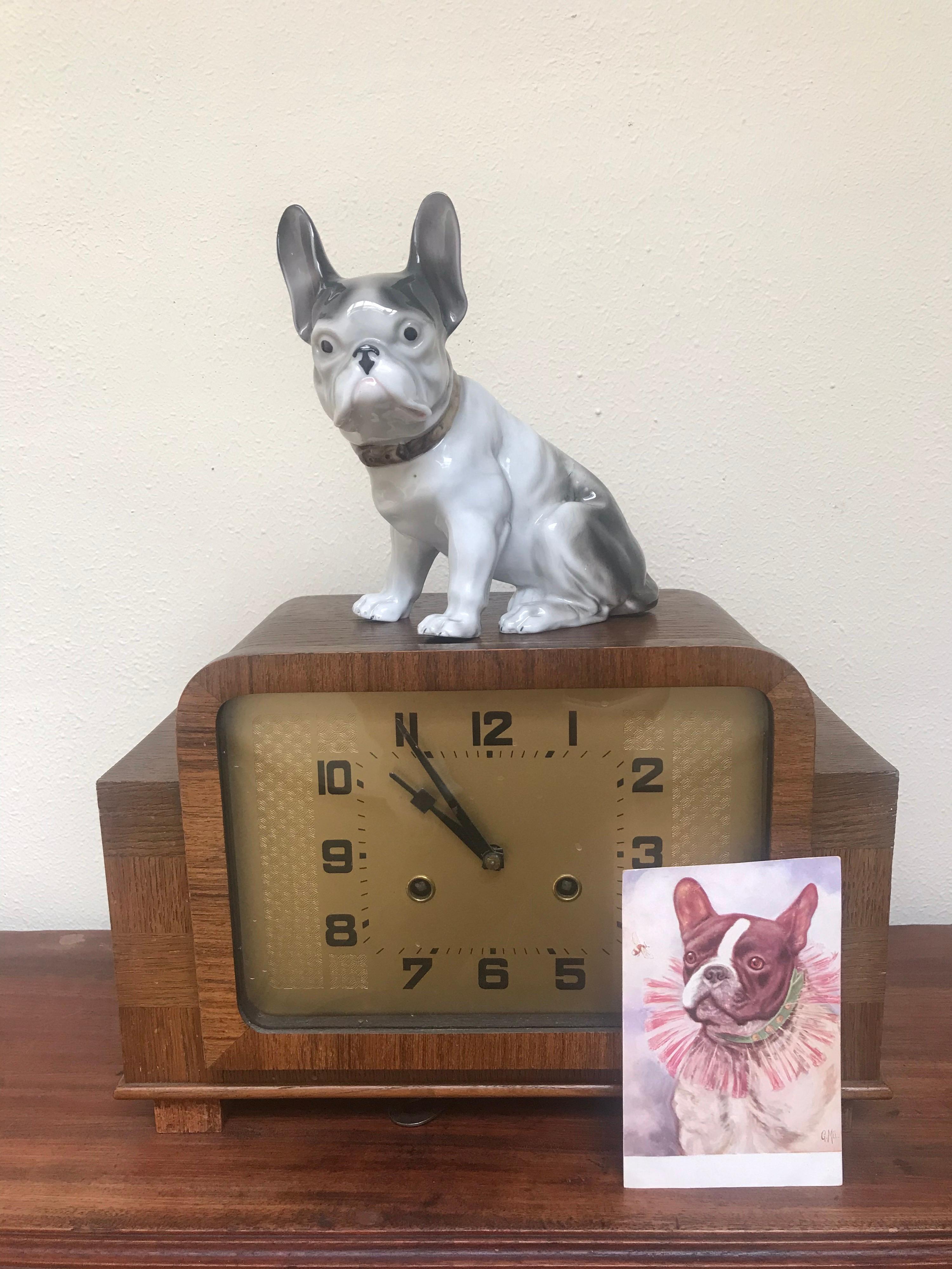 Porcelain French Bulldog, Art Deco For Sale 12