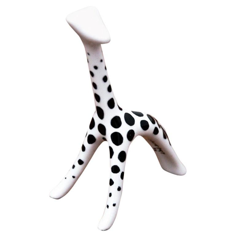 Figurine de girafe en porcelaine par mielw, Pologne, années 1960, design par Hanna Orthwein