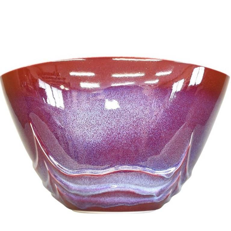  Porcelain Glazed Decorative Vase by Japanese Master Artist