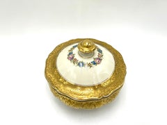 Porcelain Golden Chocolate Box-Casket, Rosenthal Chippendale, 1942