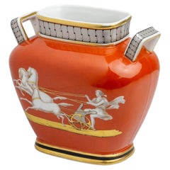 Porcelain Greek Revival Vase Attributed to Samuel Alcock & Co