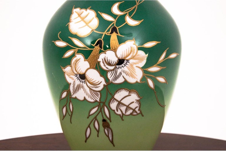Porcelain Green Vase by Wallendorf, Germany For Sale at 1stDibs |  goldrelief handgemalt 1764, wallendorfer porzellan vase, wallendorf  porcelain vase