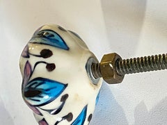 Porcelain Handles for Cabinet and Storage, Furniture Handles, England, 19th