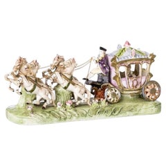 Porcelain - Horse-drawn carriage